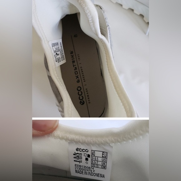 Ecco leather exostrike camo comfort sneakers, size 40EU (US9), NWT - Picture 6 of 6